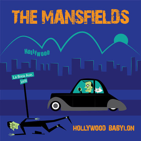 the album cover for Mansfields - Hollywood Babylon