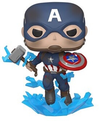 Pop Marvel Captain America - Pop Marvel Endgame Captain America With Broken - Collectibles