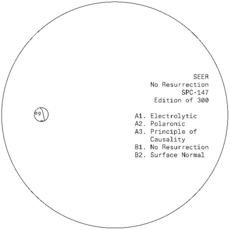 the album cover for Seer - No Resurrection