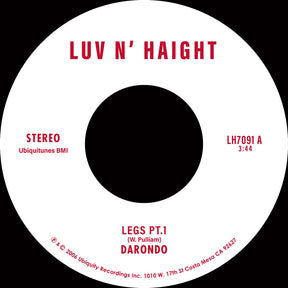 the album cover for Darondo - Legs Pt. 1 / Let My People Go