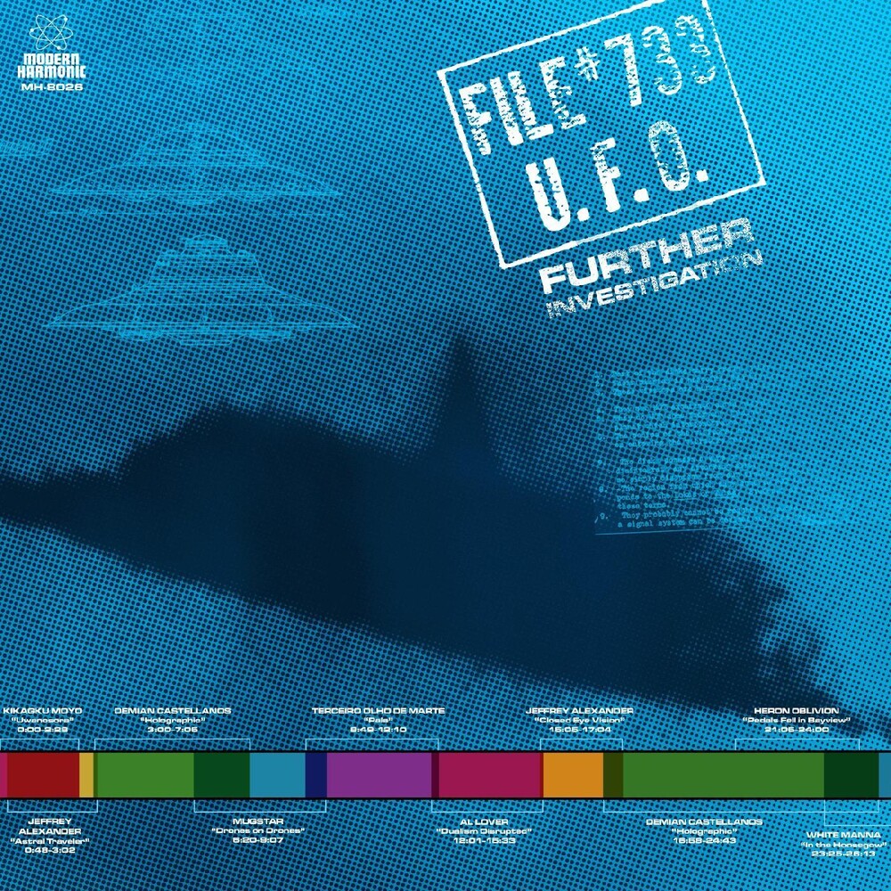 the album cover for Various Artists - File #733 U.F.O. - Further Investigation [RSD BF 2019]