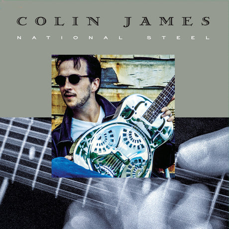 the album cover for Colin James - National Steel