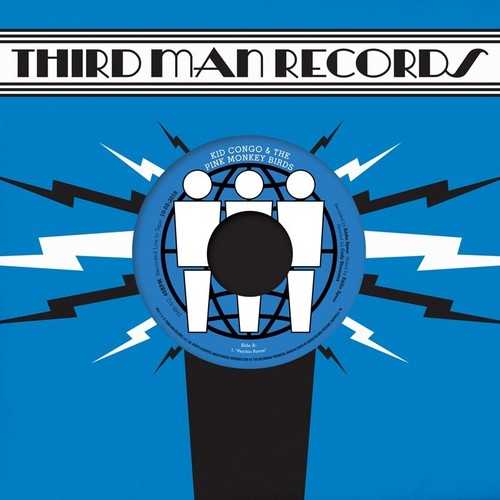 the album cover for Kid Congo & The Pink Monkey Birds - Live At Third Man Records