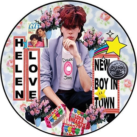 the album cover for Helen Love - New Boy In Town