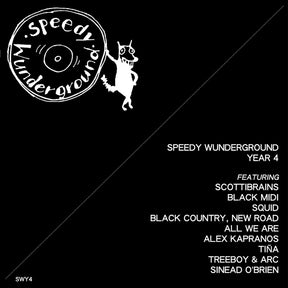 the album cover for Various Artists - Speedy Wunderground - Year 4 [LP]