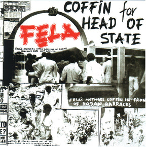 the album cover for Fela Kuti - Coffin For Head Of State