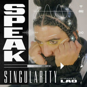 the album cover for Speak - Singularity