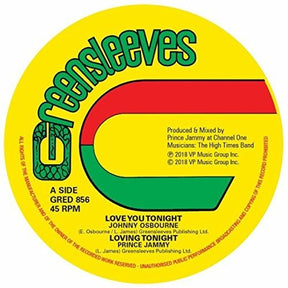 the album cover for Johnny Osbourne - Love You Tonight