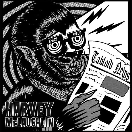 the album cover for Harvey McLaughlin - Tabloid News