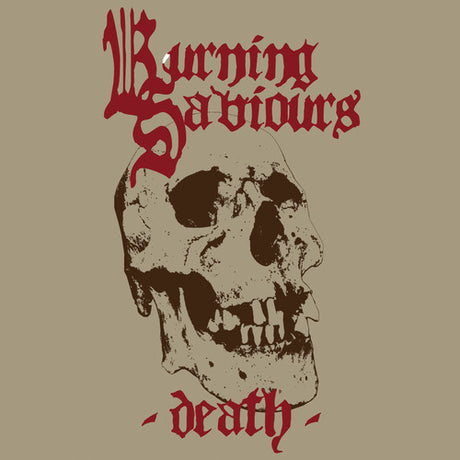 the album cover for Burning Saviours - Death (Red Vinyl)