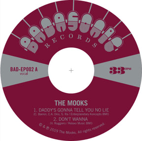 the album cover for Mooks - The Mooks EP