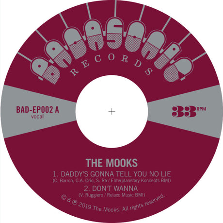 the album cover for Mooks - The Mooks EP