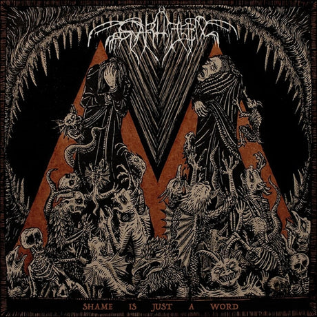 the album cover for Svarttjern - Shame Is Just A Word