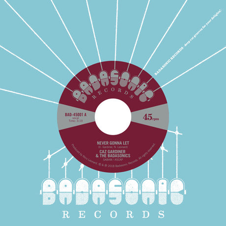 the album cover for Caz Gardiner - Never Gonna Let / Tic Tac Toe