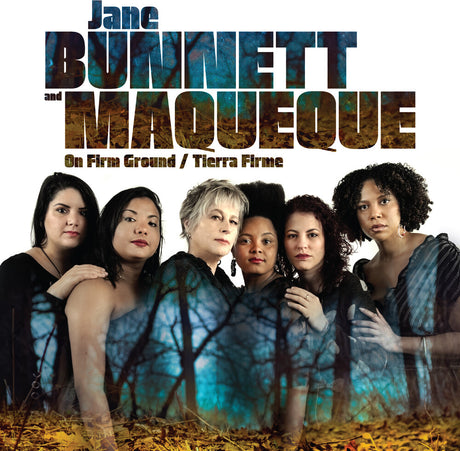 the album cover for Jane Bunnett and Maqueque - On Firm Ground / Tierra Firme