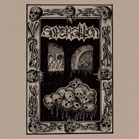 the album cover for Superstition - Surging Throng Of Evil's Might