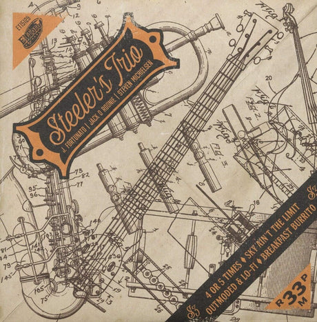 the album cover for Steelers Trio - 4 Or 5 Times