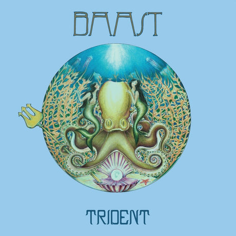 the album cover for Baast - Trident