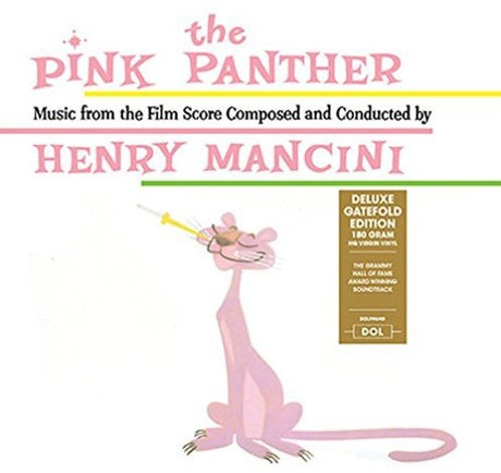 the album cover for Henry Mancini - The Pink Panther (Music From the Film Score)