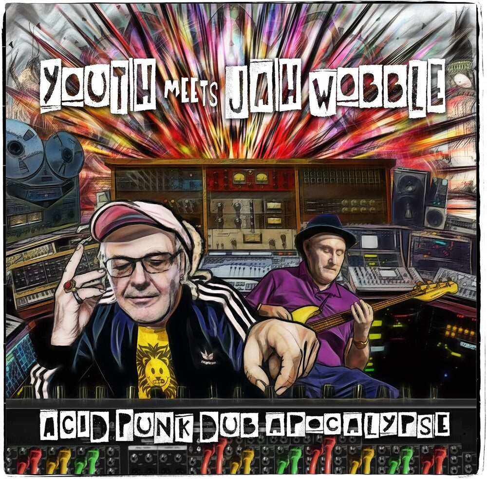 the album cover for Youth Meets Jah Wobble - Acid Punk Dub Apocalypse