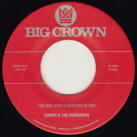 the album cover for Sunny & Sunliners - The One Who's Hurting You Is / Should I Take You Home