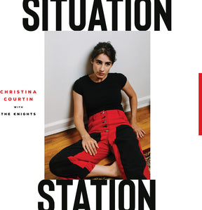 the album cover for Christina Courtin - Situation Station