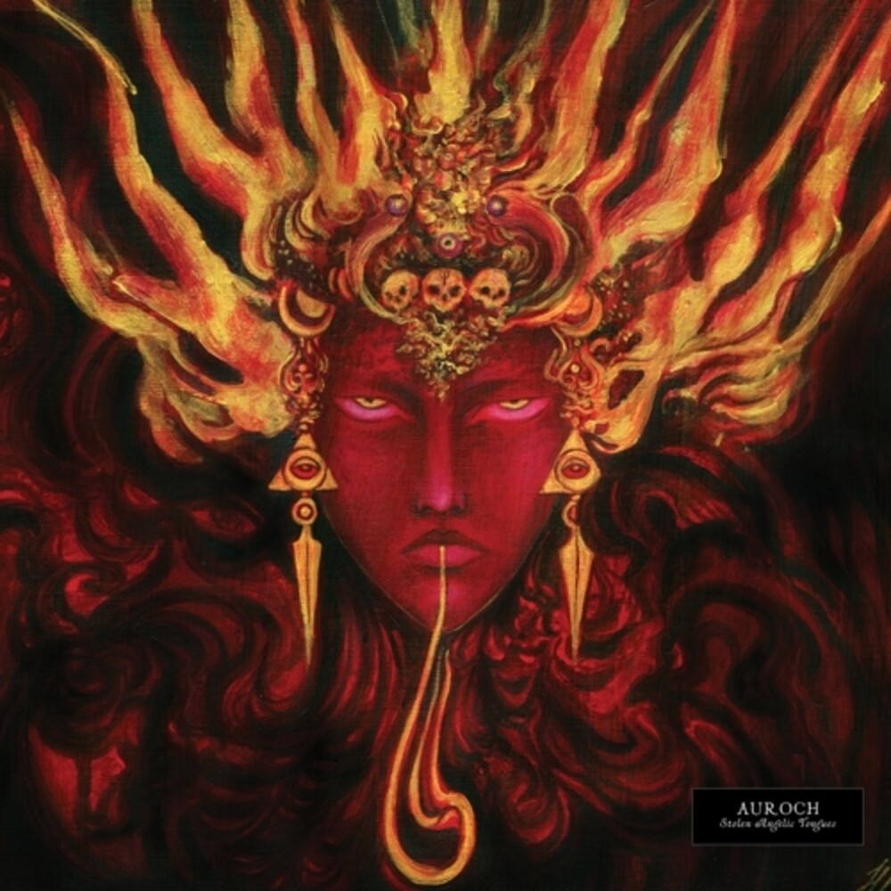 the album cover for Auroch - Stolen Angelic Tongue (Colored Vinyl) [Colored Vinyl]