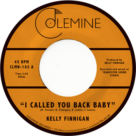 the album cover for Kelly Finnigan - I Called You Back Baby