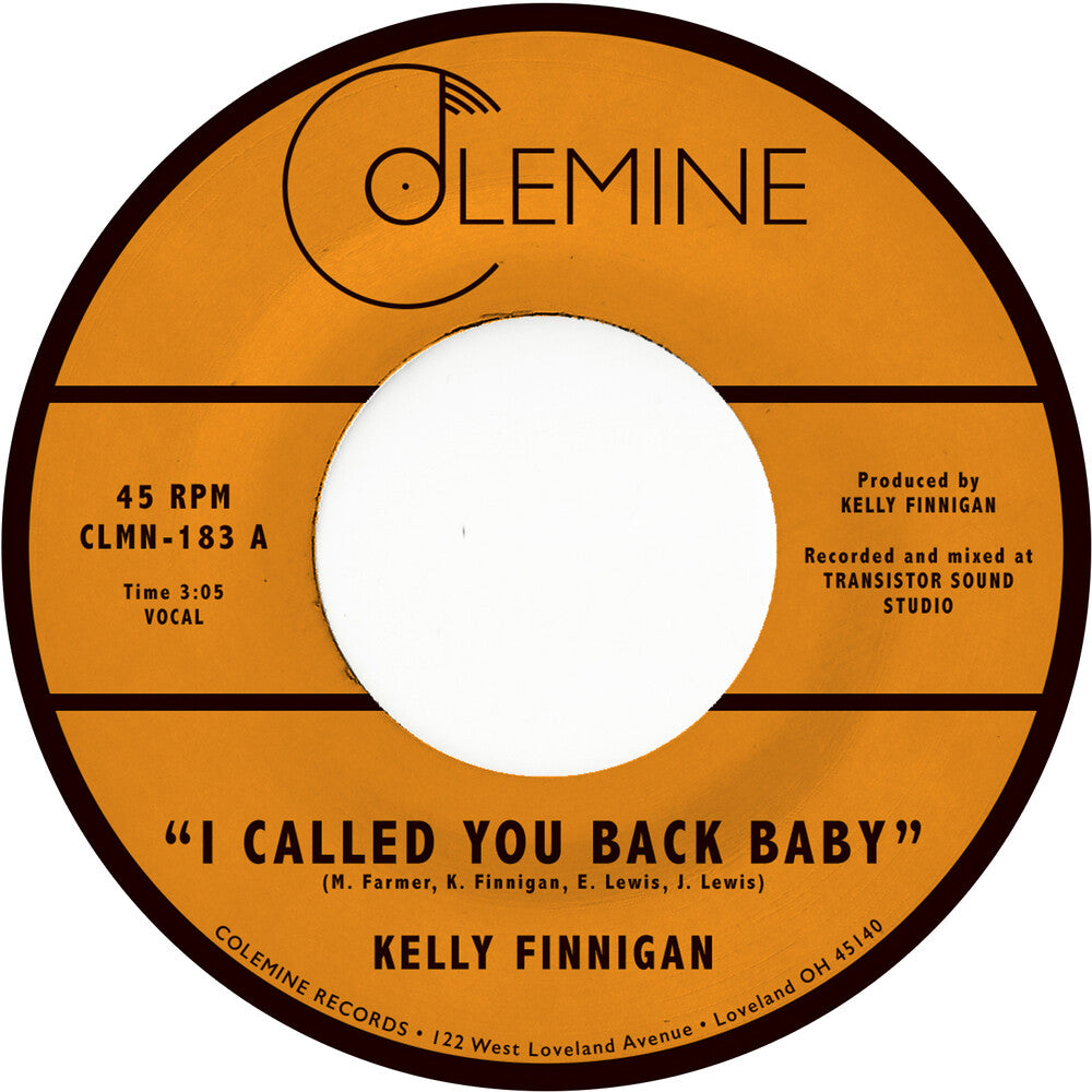 Kelly Finnigan - I Called You Back Baby [7" Vinyl]