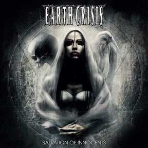 the album cover for Earth Crisis - Salvation Of Innocents [Transparent Turquoise LP]