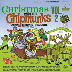 the album cover for Christmas With The Chipmunks 2 / Various - Christmas With The Chipmunks, Vol. 2 (Various Artists)