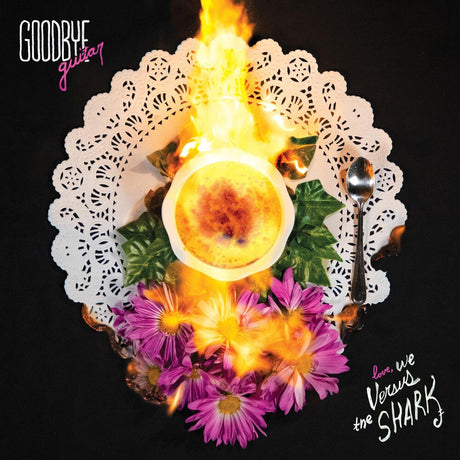 the album cover for We Versus The Shark - Goodbye Guitar