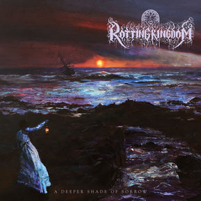 the album cover for Rotting Kingdom - Deeper Shade Of Sorrow [Colored Vinyl] (Pnk) (Purp)