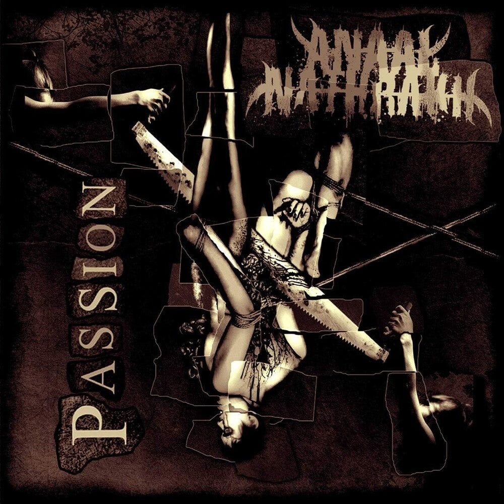 the album cover for Anaal Nathrakh - Passion [Magenta & White Swirl LP]
