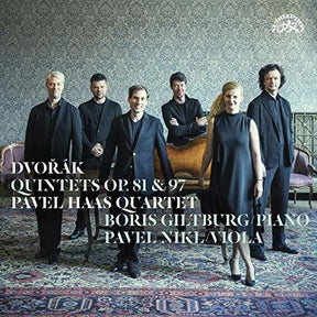 the album cover for Dvorak / Haas - Quintets 81 & 97