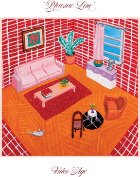 the album cover for Video Age - Pleasure Line [LP]