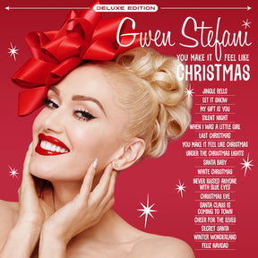 the album cover for Gwen Stefani - You Make It Feel Like Christmas