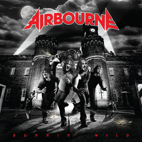the album cover for Airbourne - Runnin' Wild: Remastered [LP]
