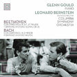 the album cover for Glenn Gould - Plays Beethoven Concerto 2 & Bach Concerto 1