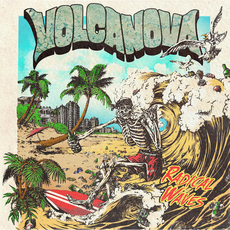 the album cover for Volcanova - Radical Waves