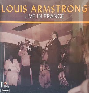 the album cover for Louis Armstrong - Live In France 1948