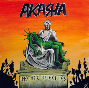 the album cover for Akasha - Mother of Exiles