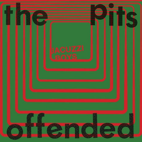 the album cover for Jacuzzi Boys - The Pits / Offended