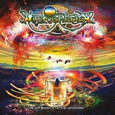 the album cover for Moongarden - Align Myself To The Universe