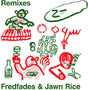 the album cover for Fredfades / Jawn Rice - Remixes Ep