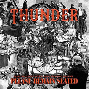 the album cover for Thunder - Please Remain Seated