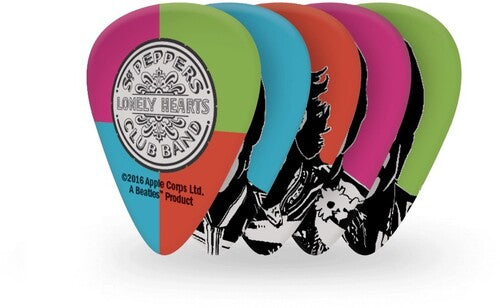 Beatles 1cwh2-10b6 Sgt Peppers Gtr Picks Lgt 10p - Beatles 1cwh2-10b6 Sgt Peppers Gtr Picks Lgt 10p - Musical Instrument