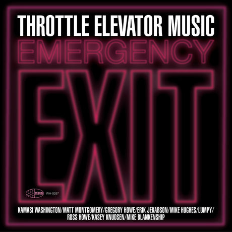 the album cover for Throttle Elevator Music - Emergency Exit