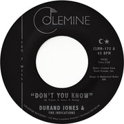 the album cover for Durand Jones & The Indications - Don't You Know [Vinyl Single]