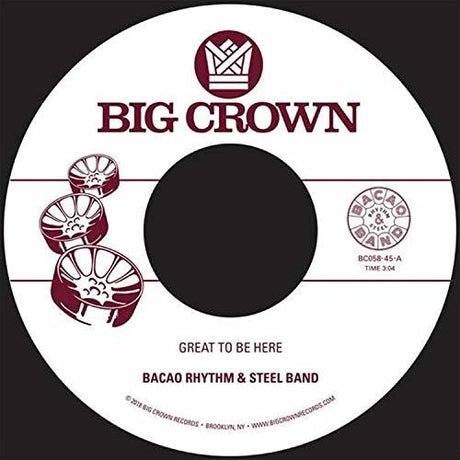 the album cover for Bacao Rhythm & Steel Band - Great To Be Here / All For Tha Cash